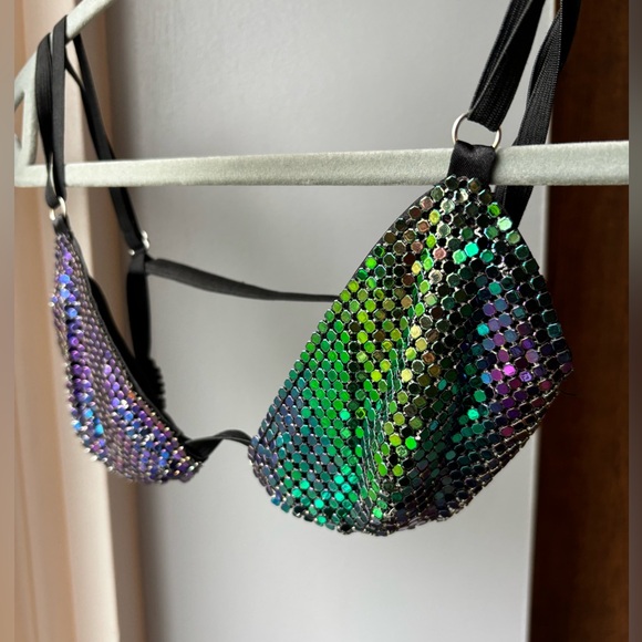 metallic bralette 💜 - Picture 1 of 5